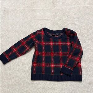 Janie and Jack Tartan Plaid sweater